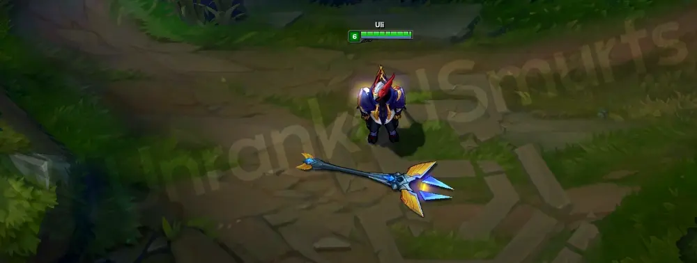 SKT T1 Azir emote/taunt pose with SKT colors