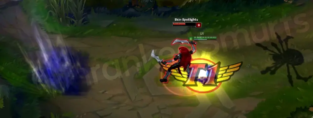 SKT T1 Elise E animation, base frame