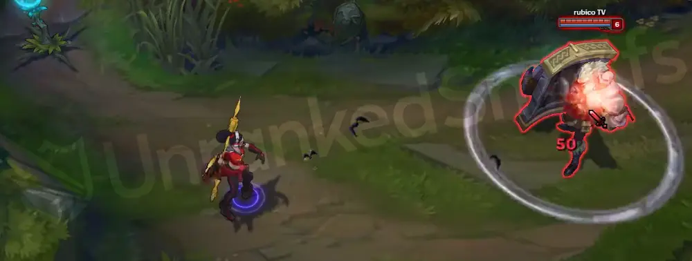 SKT T1 Vayne follow-up basic attack animation