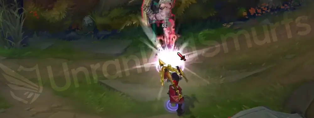 SKT T1 Vayne E - Condemn knockback impact