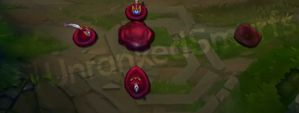 SKT T1 Zac passive bloblets in purple core and gold accents