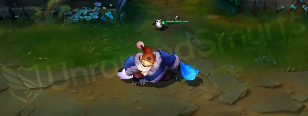 Snow Day Bard emote animation with winter-themed motion