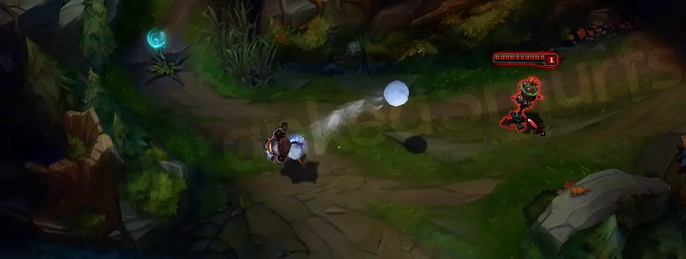 Snow Day Ziggs basic auto attack—snowball toss part 1