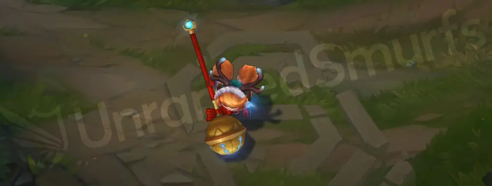 Snow Fawn Poppy emote with festive expression