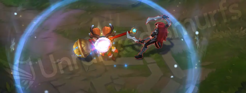 Snow Fawn Poppy W ability showing snowy barrier and cold hue