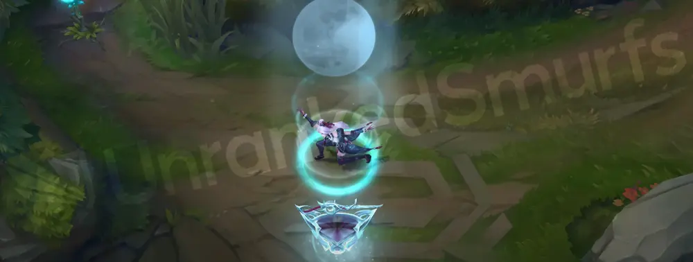 Snow Moon Caitlyn custom recall animation with ritual flair and frosty light