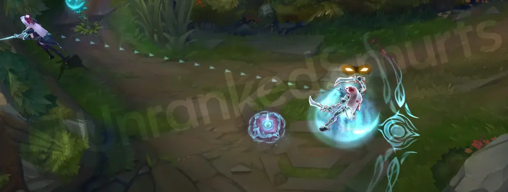 Snow Moon Caitlyn W Yordle Snap Trap placed with icy sigil and moonlit glow