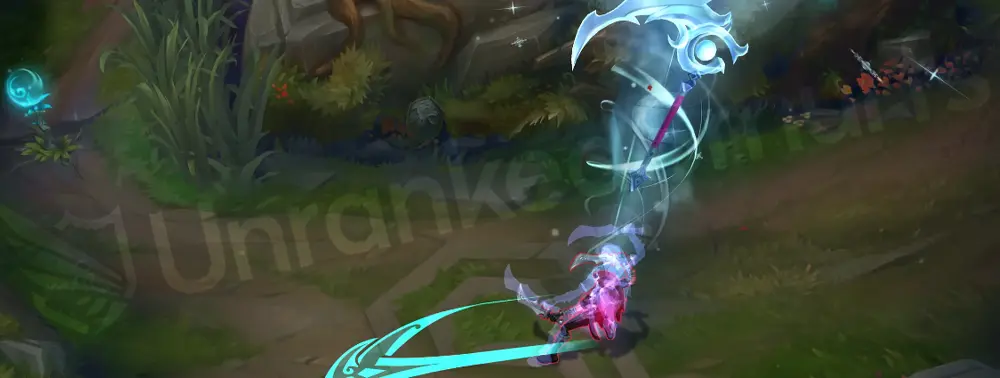 Snow Moon Kayn R animation, first phase of possession strike