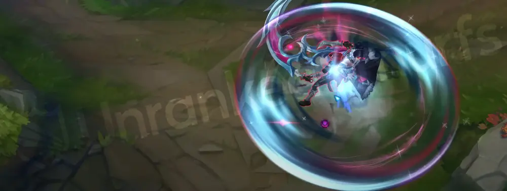 Snow Moon Kayn alternate Q capture with ritual sigils