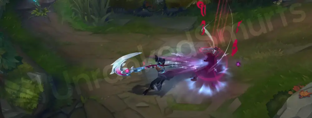 Snow Moon Kayn alternate R phase 2 capture with bloom