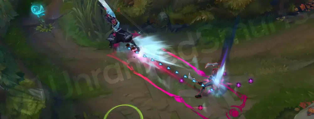 Snow Moon Kayn alternate W capture, crescent slash