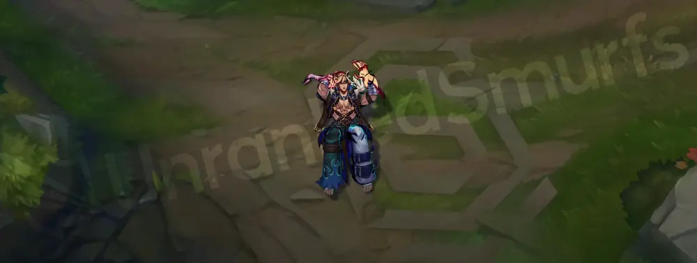 Soul Fighter Sett emote/taunt hyping the audience