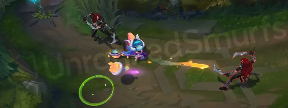Space Groove Lulu basic attack animation trail