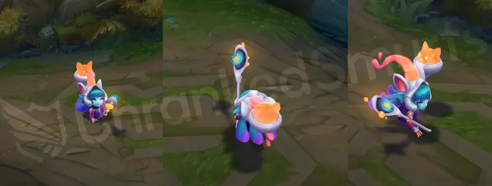 Space Groove Lulu front and side in-game view