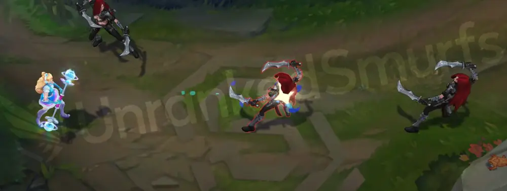 Space Groove Lux basic attack animation part 2 with follow-up frames