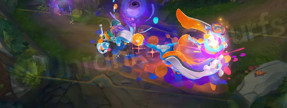 Space Groove Ornn R second cast as the ram is redirected through a vibrant disco trail (part 2)