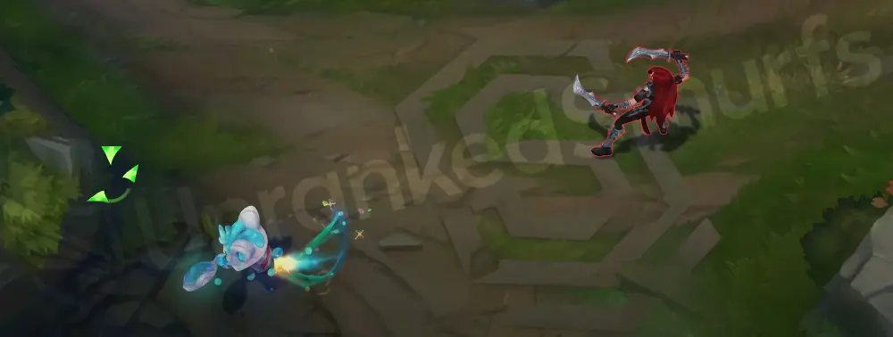 Space Groove Teemo W - Move Quick with bright neon speed trails