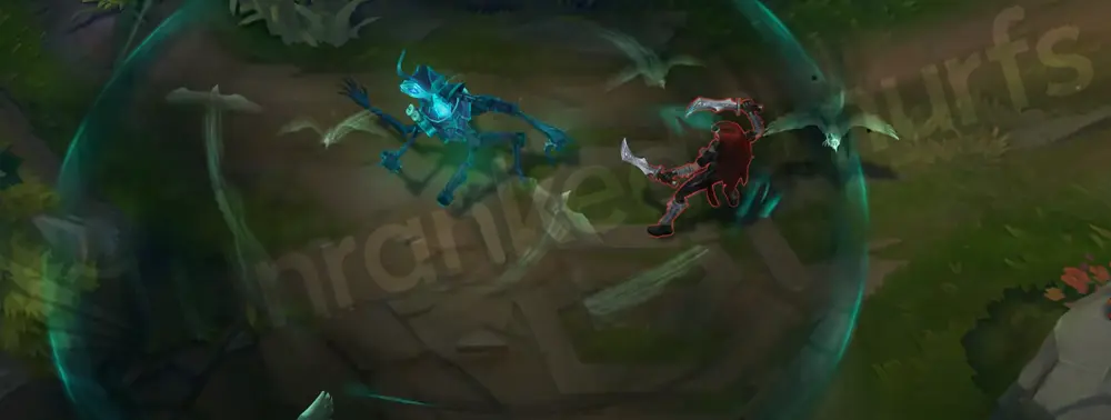 Spectral Fiddlesticks R - Crowstorm landing with teal storm and spectral crows