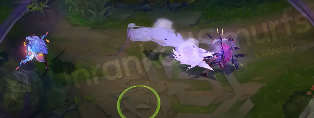 Spirit Blossom Kindred W - Wolf’s Frenzy spirit field and wolf strike