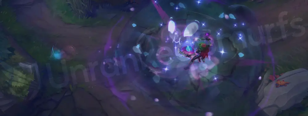 Spirit Blossom Teemo R - Trap detonation with blossom burst