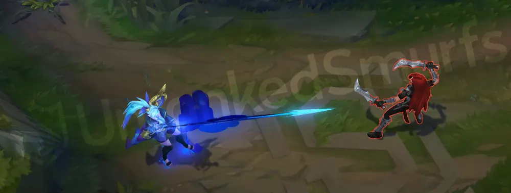 Spirit Blossom Vayne basic attack trail, part 1