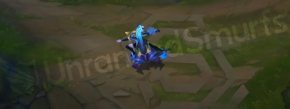 Spirit Blossom Vayne emote and idle pose