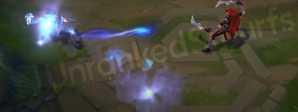 SSG Ezreal E - Arcane Shift blink with clean blue flash