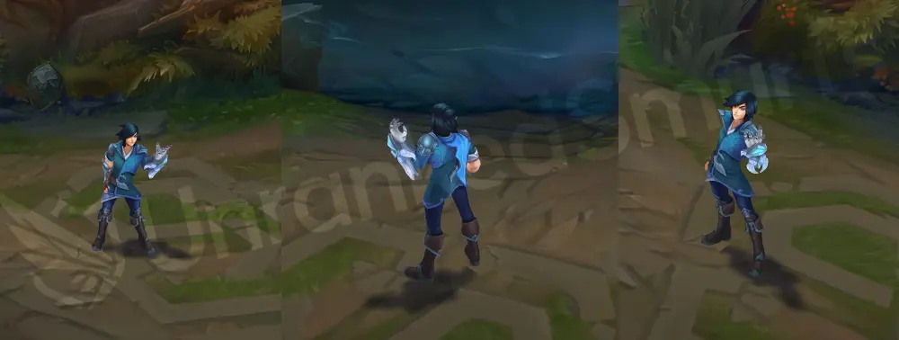 SSG Ezreal front and side in-game overview