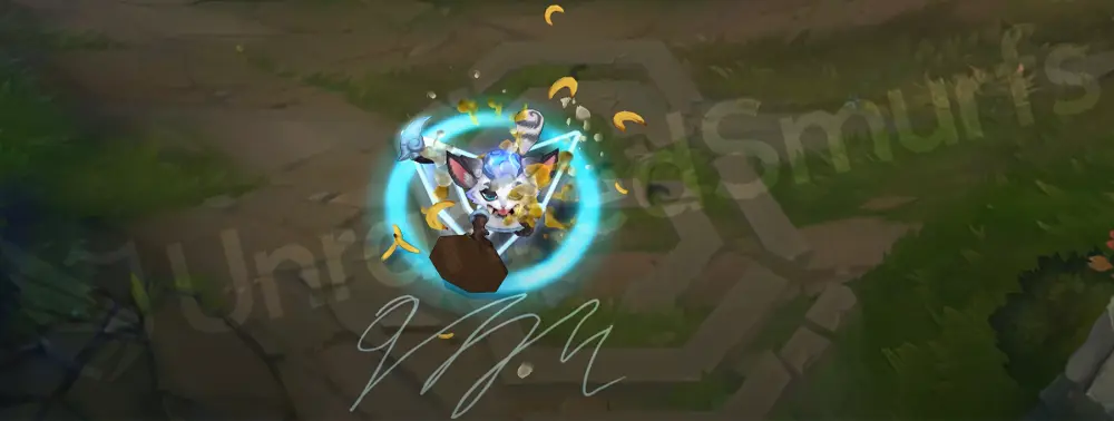 SSG Gnar custom recall—Worlds-themed recall animation with blue effects