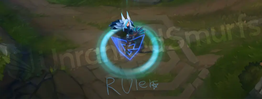 SSG Xayah custom recall with Worlds-themed flourish and SSG logo motifs