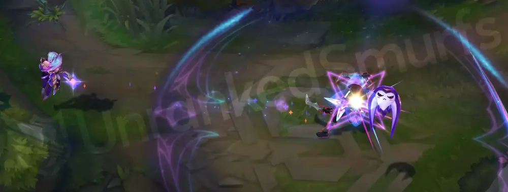 Star Guardian Akali E continuation - star-charged flip return