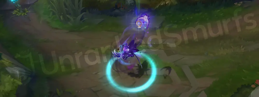 Star Guardian Akali Recall - fusing with her companion and sprouting wings