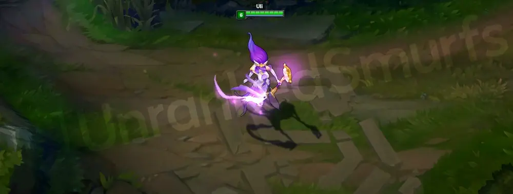 Star Guardian Janna emote/taunt with small floating stars