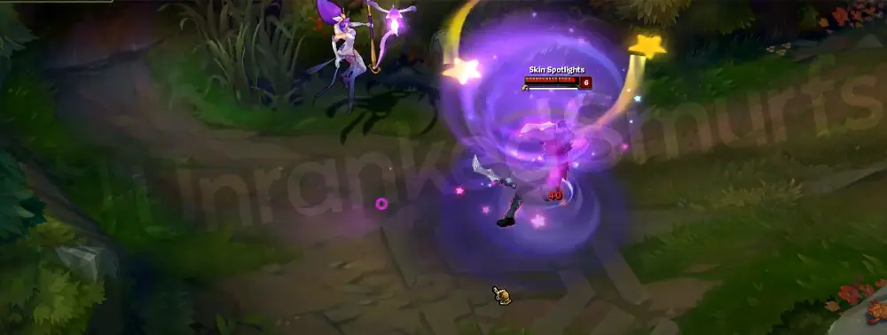 Star Guardian Janna Q - Howling Gale tornado made of purple stardust and winged star motifs