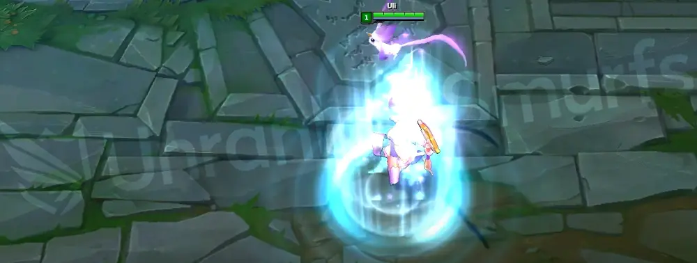 Star Guardian Janna custom recall with magical transformation and starburst