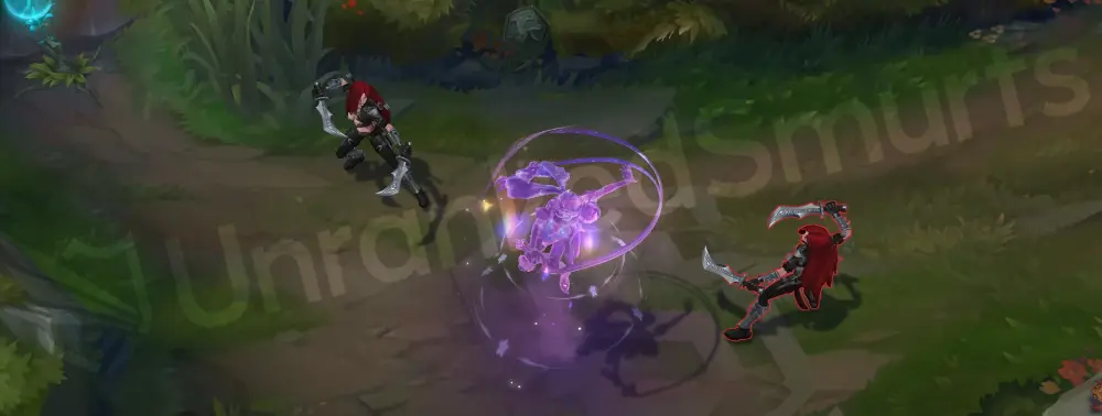 Star Guardian Nilah W ability with glowing veil and soft golden sparkles