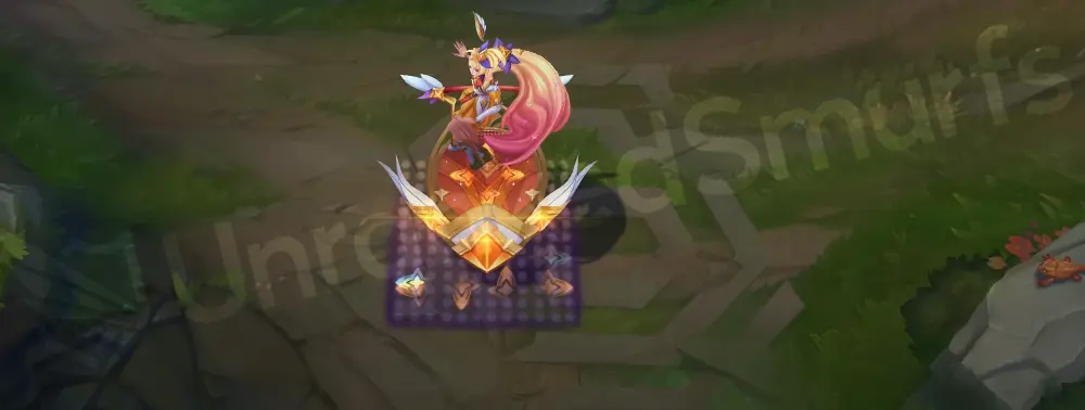 Star Guardian Seraphine emote with shining star particles