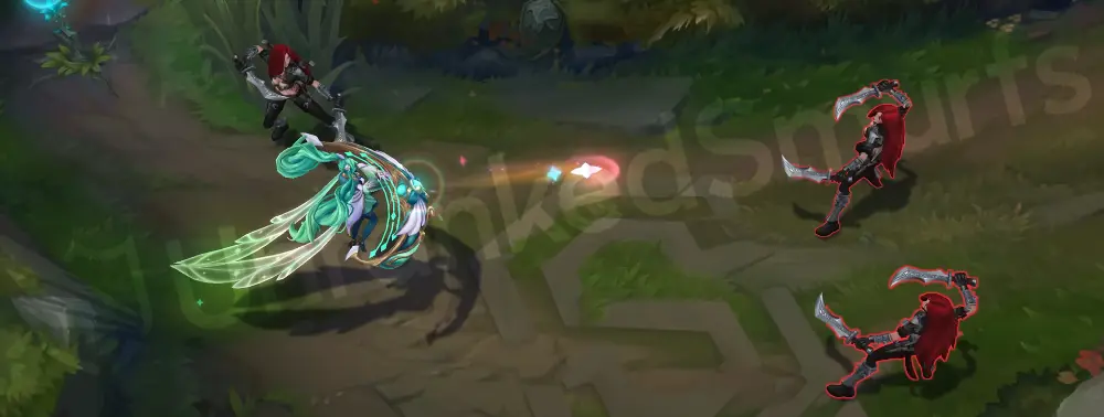 Star Guardian Sona basic attack trail with star sparkle 1