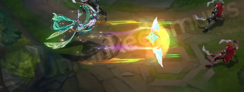 Star Guardian Sona R Crescendo wave with constellation-styled lines