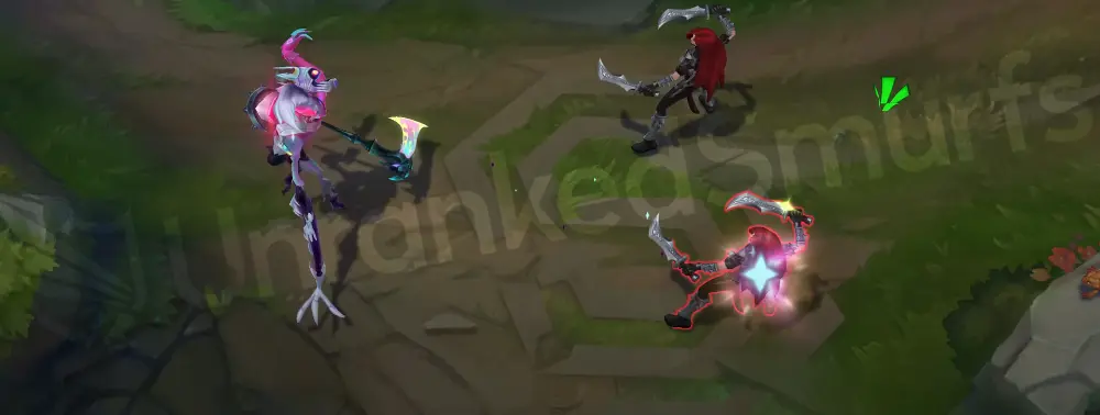 Star Nemesis Fiddlesticks second basic attack angle showing star-lit particles
