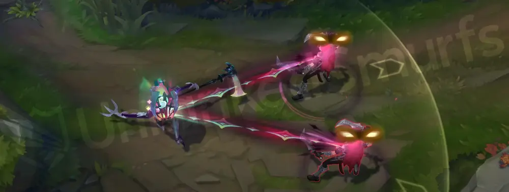 Star Nemesis Fiddlesticks W (Bountiful Harvest) channel with green and pink siphoning beams
