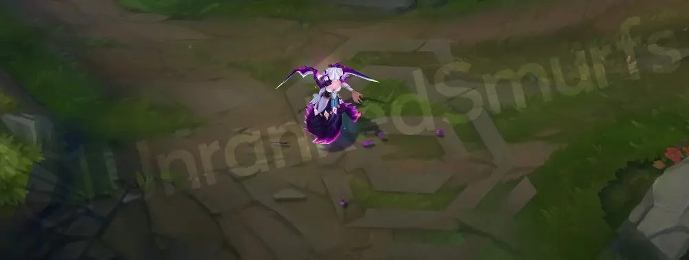 Star Nemesis Morgana emote/taunt with neon horned crown glowing
