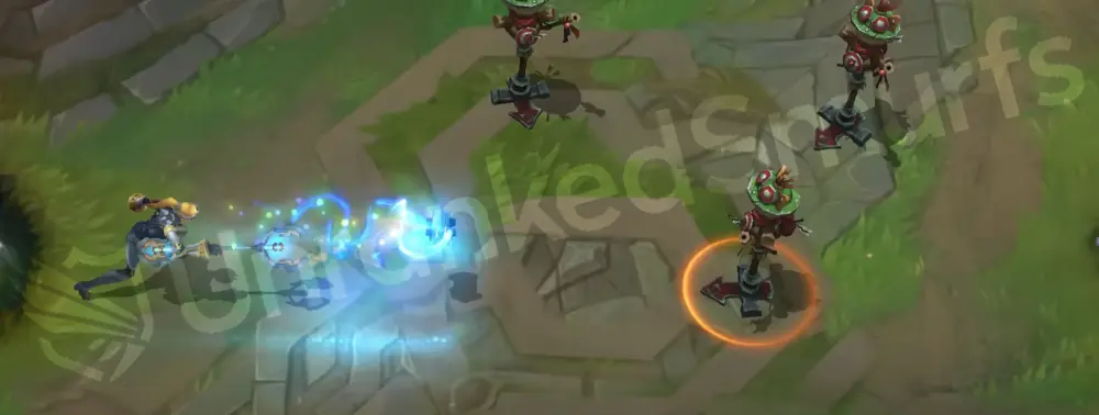 Steel Legion Lux Q - Light Binding golden beam and impact