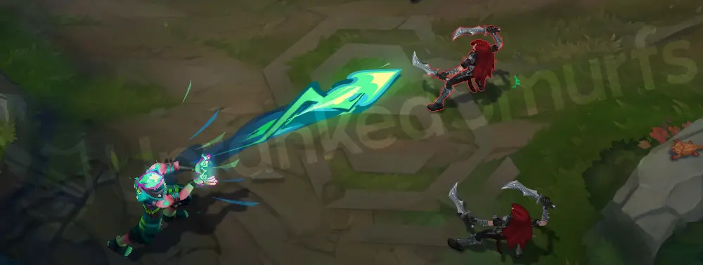 Street Demons Brand Q animation, neon bolt with paint splatter trail