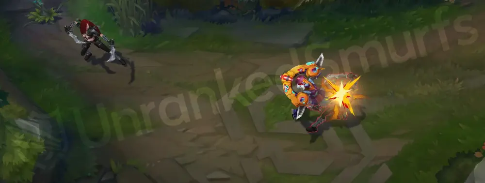 Street Demons Briar basic attack animation with small paint flecks