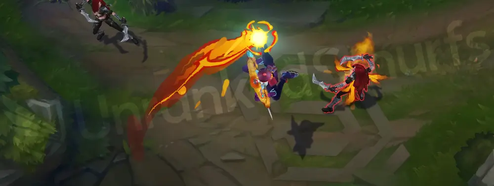 Street Demons Briar Q part 1 impact with orange and blue streaks