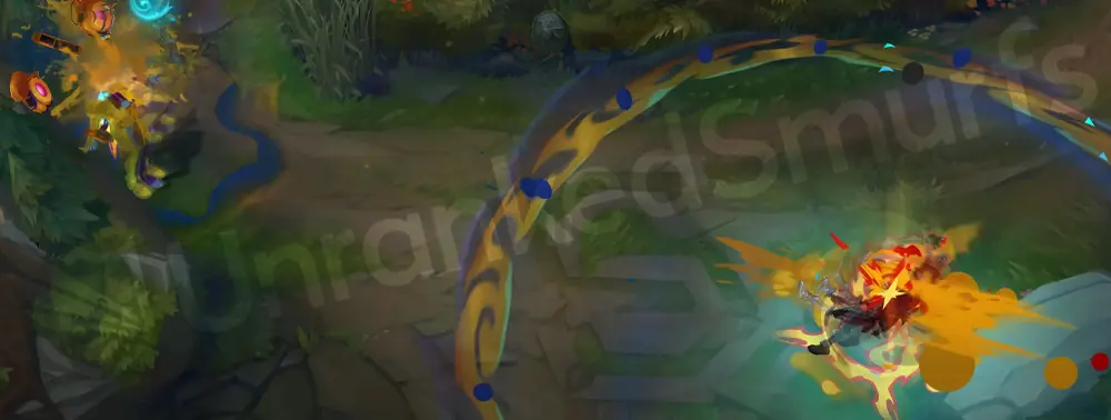 Street Demons Briar R mid-flight with neon streaks