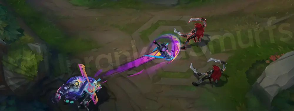 Street Demons Dr. Mundo Q - paint-splatter cleaver part 1