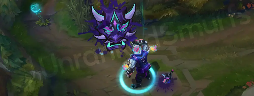 Street Demons Dr. Mundo recall - accidentally painting an oni mask