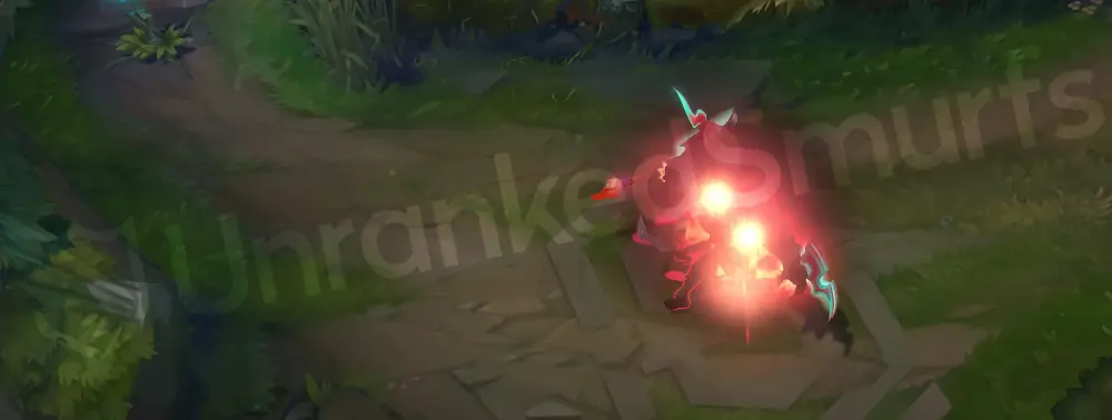 Street Demons Rengar Q - Savagery strike with neon paint slash